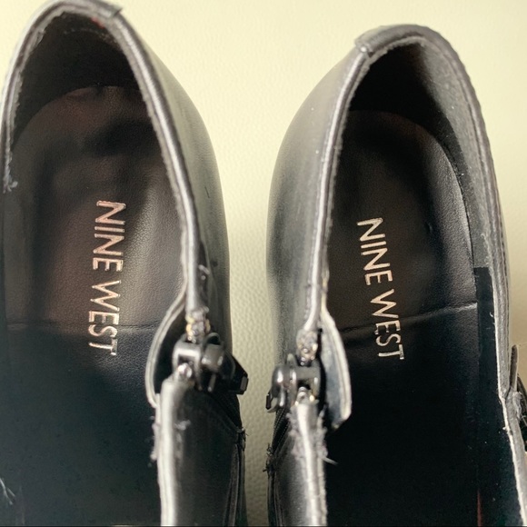 Worn twice NINE WEST leather heels - Picture 10 of 13